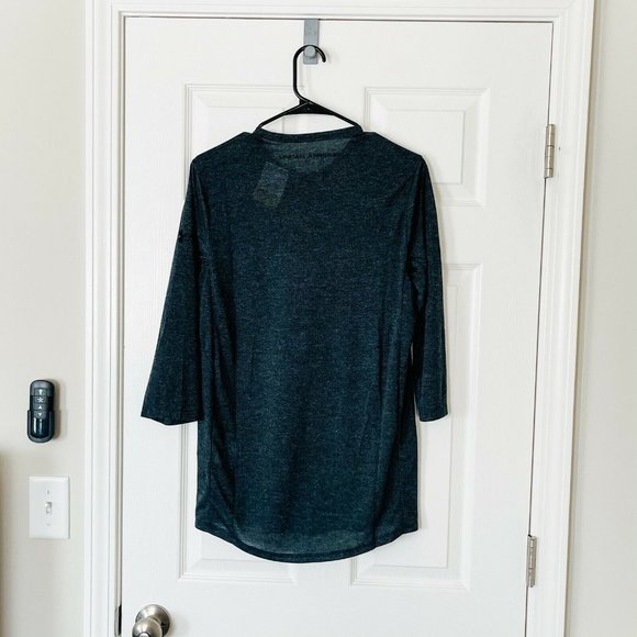 NWT Under Armour Threadborne Gray Shirt - Small - Picture 2 of 2